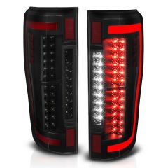 FORD F-250/350/450/550 SUPERDUTY 17-19 LED TAIL LIGHTS SMOKE