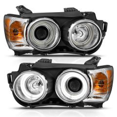 CHEVY SONIC 12-15 4DR/HATCHBACK PROJECTOR HEADLIGHTS CHROME W/ RX HALO