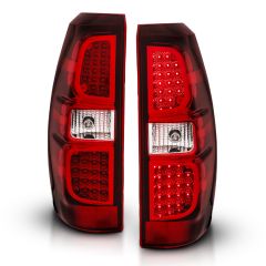 CHEVY AVALANCHE 07-13 L.E.D TAIL LIGHTS RED/CLEAR